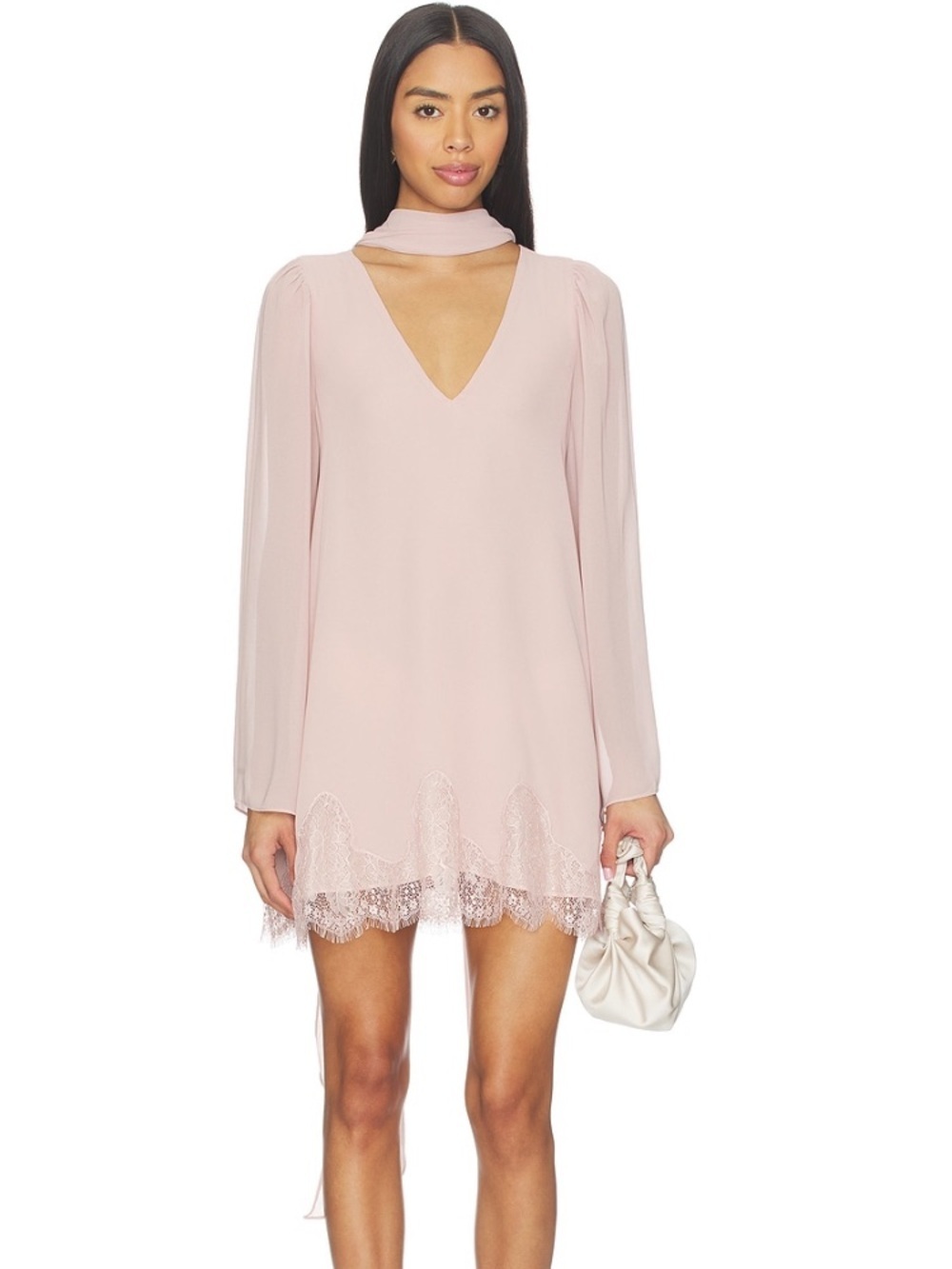 Tularosa Belinda Mini Dress in Mauve